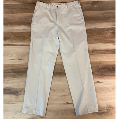 Brooks Brothers Pants Advantage Chino Clark Mens 36x34 Beige Cotton Chino