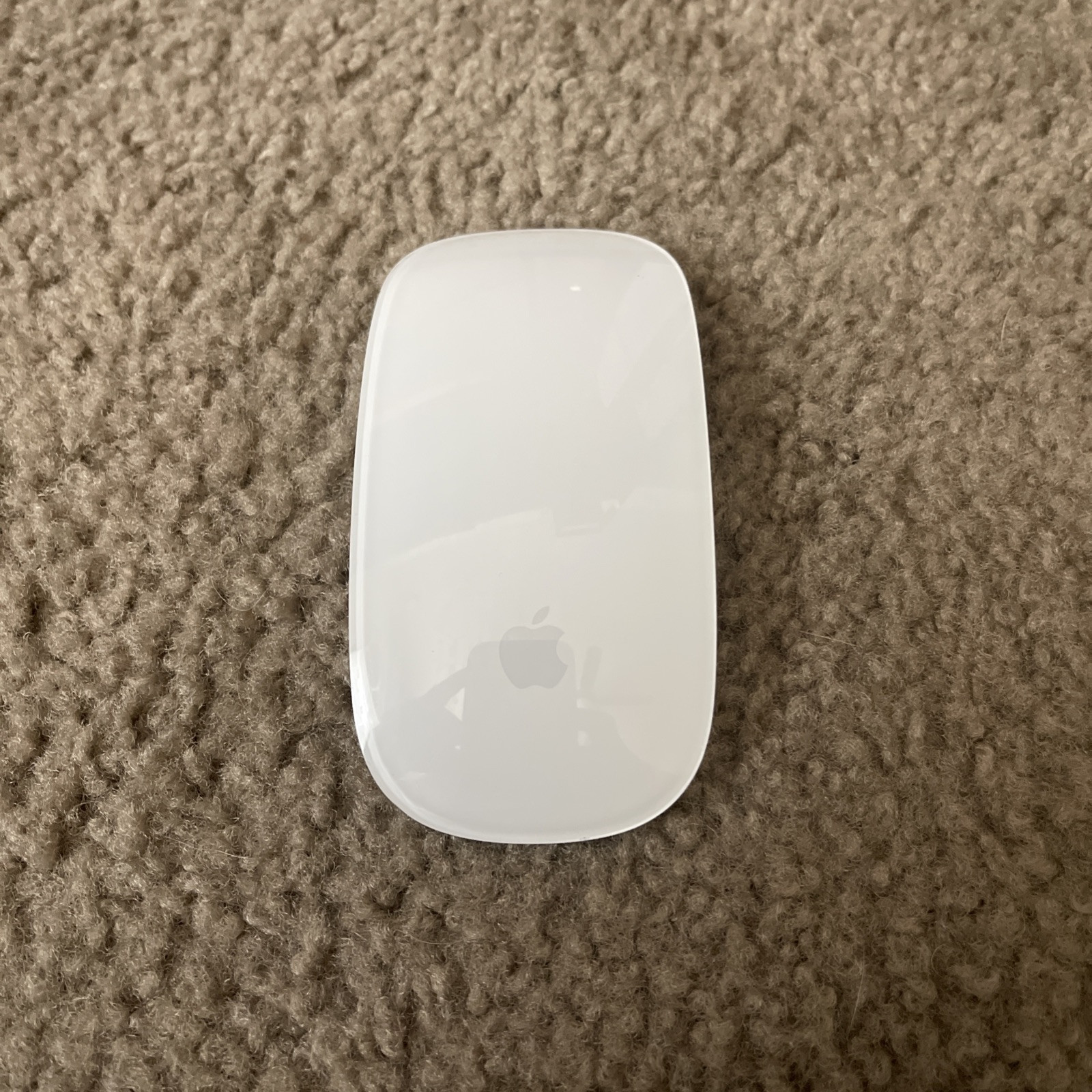 Apple Magic Mouse 2 Wireless Rechargeable Mouse in White Model A1657 with Sleek Design and Multi-Touch Surface