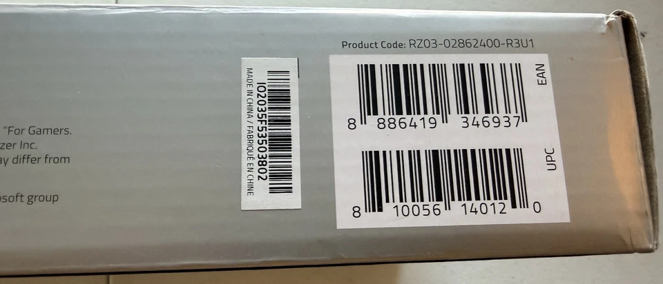 NEW SEALED Razer BlackWidow Chroma RGB Green Key Switches Keyboard Mercury White - Image 4 of 4