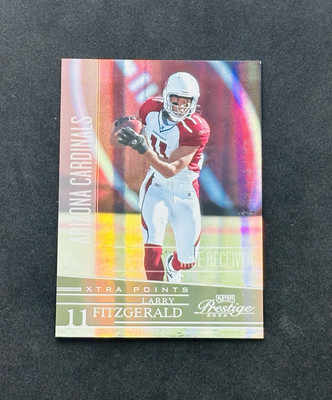 2006 Playoff Prestige Xtra Points Larry Fitzgerald #4 Green /50 Football Card