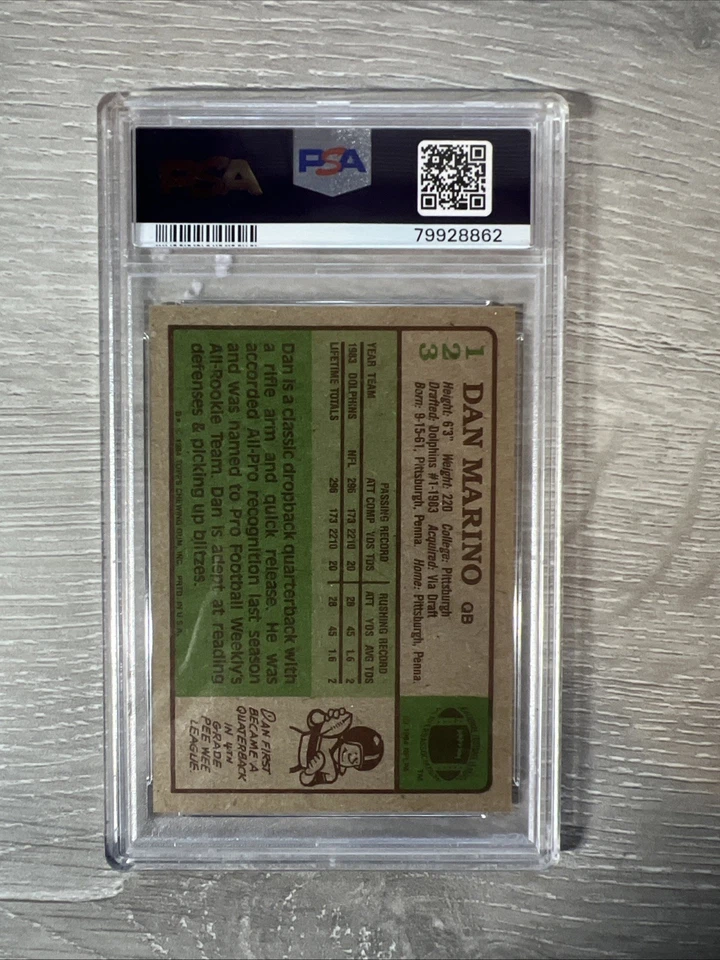 1984 Topps - Dan Marino #123 (RC) Foto 2 de 2