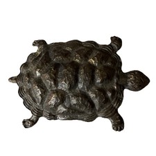 LARGE TURTLE TORTOISE CUT OUT HIPPIE BELT BUCKLE Vintage Rare 1970 s Brass