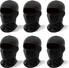 6 Pack Ski Mask Balaclava for Men Women, Lightweight UV Protection, Summer Full