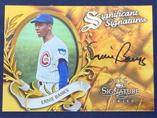 ERNIE BANKS 1997 Donruss Signature Series Significant Signatures Auto /2000