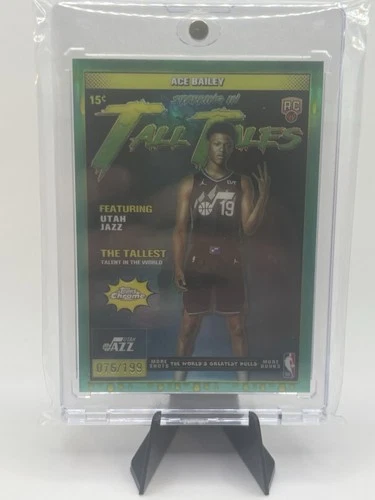 2025 Topps Chrome Ace Bailey Refractors Aqua (RAW)