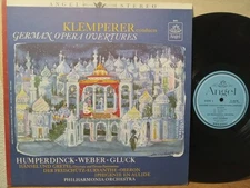 Klemperer Conducts German Opera Overtures, LP EX Angel STEREO S.36175