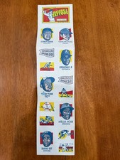 1971 Topps Tattoos #7 - Powell, Money, Campaneris, Staub, Allen, Savage - RARE