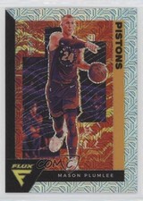 2020-21 Panini Flux Silver Mojo Prizm Mason Plumlee #50 ut4