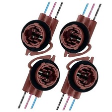 3157 Bulb Socket, Turn Signal Lamp Socket, Car Light Bulb Wire Wiring 4PCS