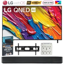 LG 55" QNED82A QNED AI 4K Smart TV (2025) w/ SKM1 Soundbar Bundle