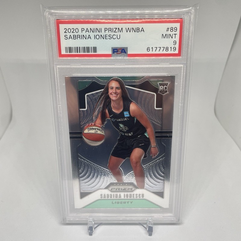 2020 Panini Prizm WNBA Sabrina Ionescu RC Rookie #89 PSA 9 NY Liberty MINT