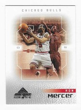 2001-02 Fleer Marquee Ron Mercer Chicago Bulls Basketball Card #58