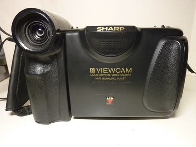 Sharp 8 Viewcam VL-E37 Camcorder! Tested! Works For Playback Camera ONLY! READ!