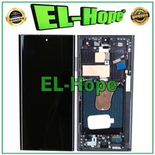 DISPLAY LCD OLED TOUCH SCREEN + FRAME PER SAMSUNG GALAXY S23 ULTRA SM-S918 NERO