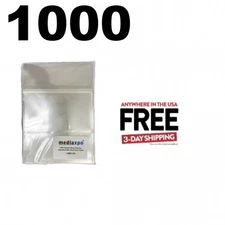 1000 OPP Plastic Wrap Bag for Standard Blu-Ray Case 12mm ** 1-3 DAY
