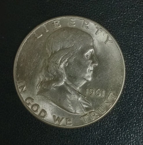 1961 D  50C (Uncirculated) Franklin Half Dollar