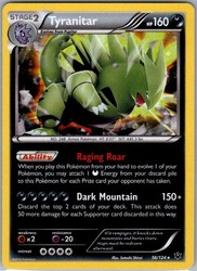 Tyranitar 56/124 Cosmos Holo Promo XY Fates Collide