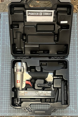 #ad Porter Cable NS150C 18 Gauge Narrow Crown Pneumatic Stapler with Hard Case $130.00