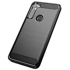 Moto G Stylus 2020 Case Thin Slim TPU Anti-Scratch Shockproof, Brushed Black