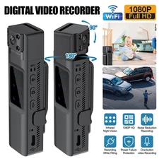 1080P Police Wifi Body Camera Video Audio Recorder Night Vision Mini Camcorder