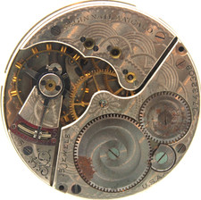 1914 ELGIN POCKET WATCH MOVEMENT 17432309 GRADE: 312 16s 15j QT 