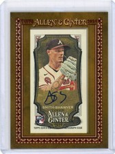 2024 Topps Allen and Ginter Mini Rookie Autograph #MA-AS AJ Smith-Shawver