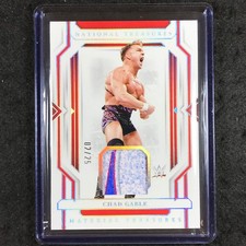 2024 National Treasures WWE CHAD GABLE Material Treasures Relic Holo Silver 2/25