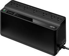 APC UPS 600VA Battery Backup 330W Surge Protector 7 Outlets USB Port BE600M1