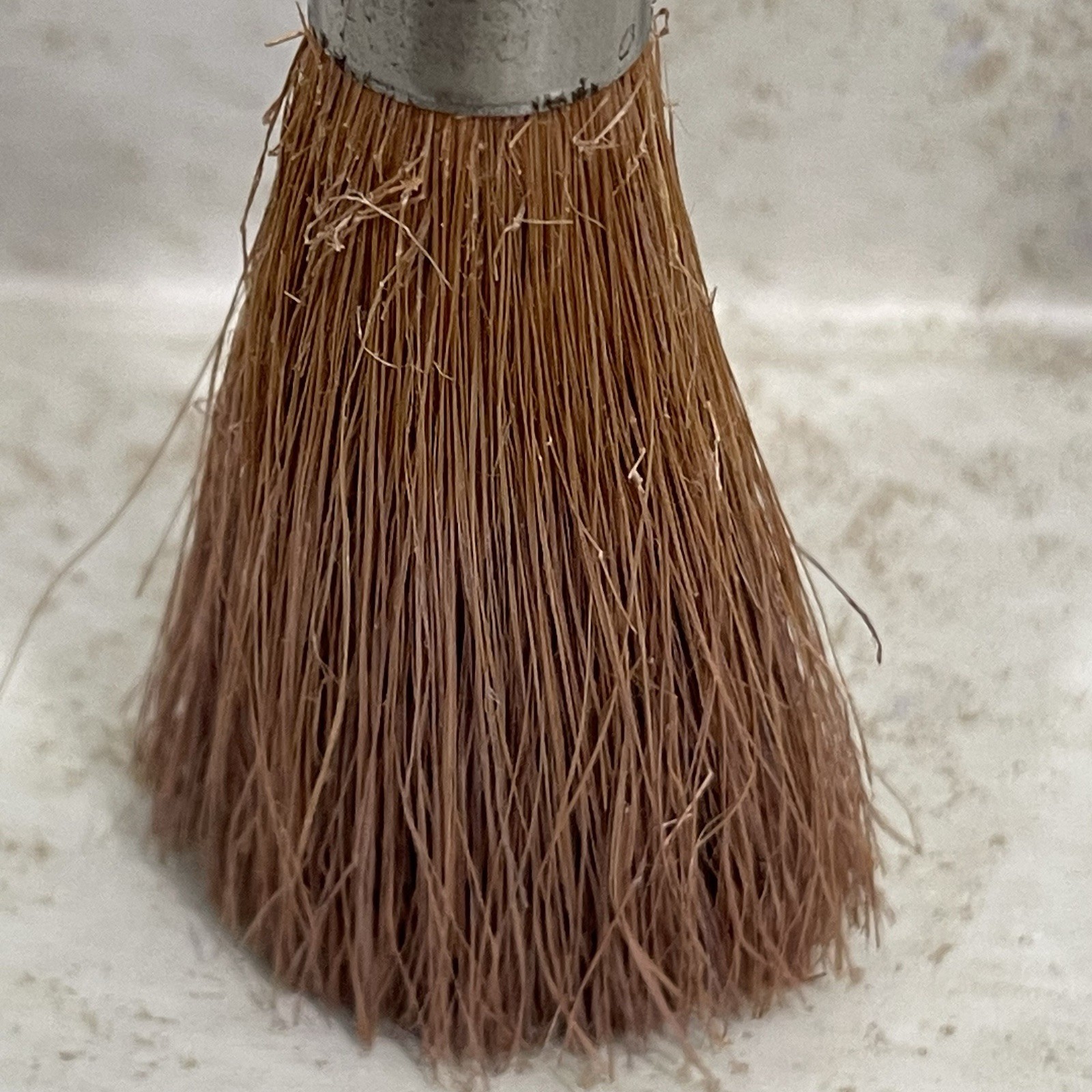 Vintage Porcelain Lady Crumb Half Doll Brush Whisk Broom 5” REPAIRED READ