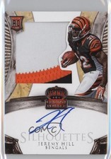 2014 Panini Crown Royale Rookie Silhouettes RPS /199 Jeremy Hill #209 Auto a1c