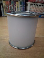 Dixie Cup PopUp Bathroom Dispenser Round White Silver