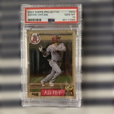 Shohei Ohtani PSA 10 Topps Card + 3 Other Baseball Cards Set, 4 pcs Japan