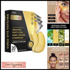 C LOR Under Eye Patches 20 Pairs Amino Acid  Collagen Dark Circles Puffiness