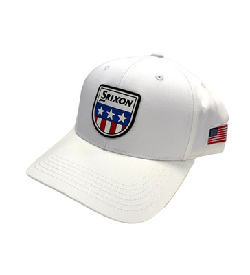 New Srixon Limited Edition 2026 All American White Adjustable Snapback Hat/Cap