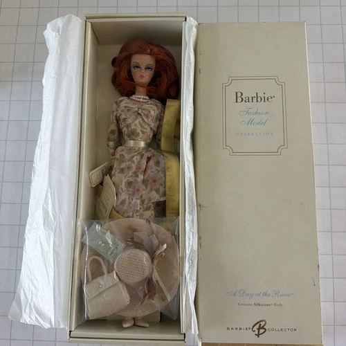 New Listing2005 Silkstone Barbie Fashion Model Collection A Day at the Races Gold Label  !