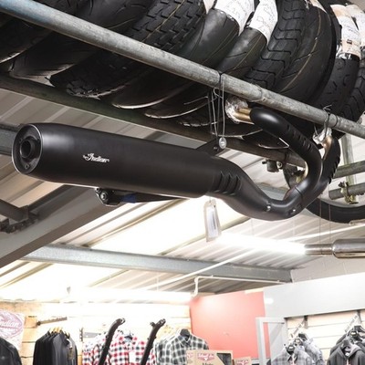 Indian 1250 komplette Auspuffanlage mit Halterung