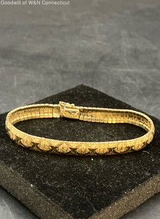 14K Yellow Gold Bracelet 17.05g
