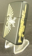 2022 BORN TO LOSE WING SKULL BLACK SATIN FINISH ZIPPO LIGHTER & ZIPPO BOX UNUSED