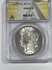 1900-S Morgan Dollar : ANACS MS61 — photo 1