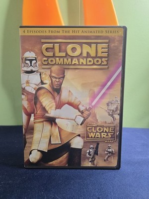 Star Wars Clone Commandos DVD Animated Series 4 Episodes