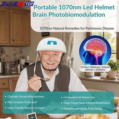 1070nm PBM Helmet for Synaptic Connectivity Neurogenesis Faster Rehab Home Use