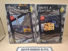 Train Locomotive DVD Pair Diesel And Electric Blue Movie Part 5 6 Preowned #26