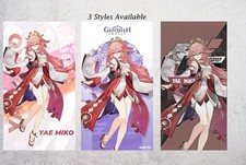 Yae Miko Genshin Impact Canvas Art, Wall Art, Design Printed 3 Styles Available