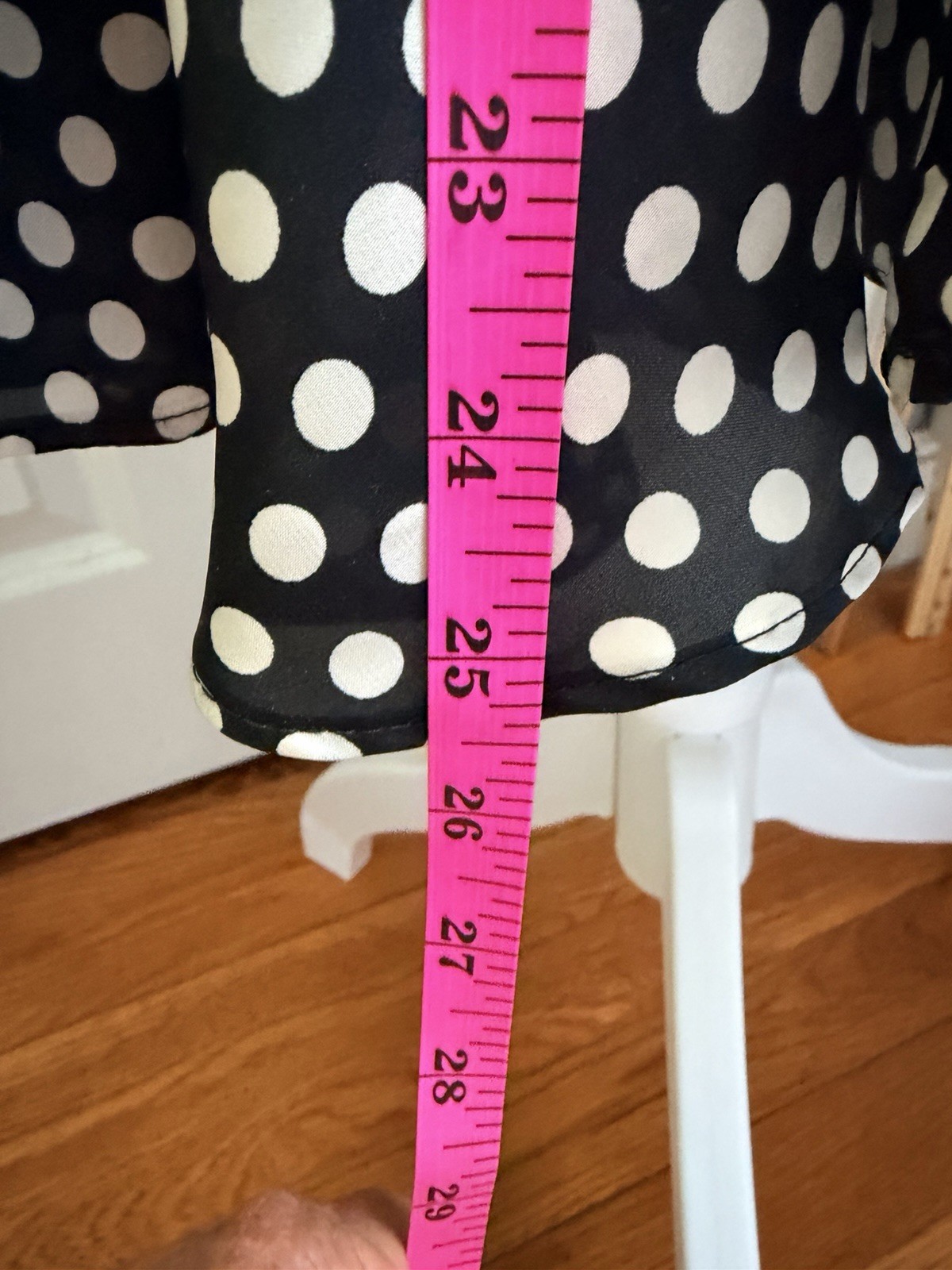MNG (Mango) VINTAGE Black & White Polka Dot Halter Swing Dress US Sz 8 ADORABLE! image 10
