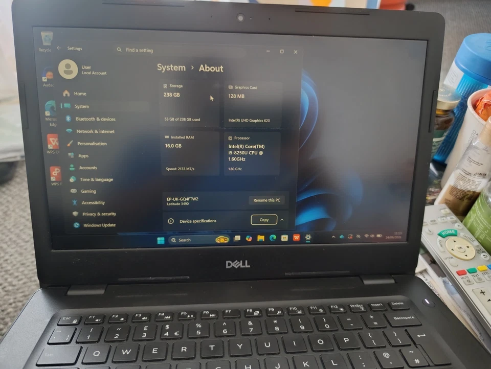 Dell Latitude 3490 · i5-8250U · 16GB · 256GB, photo 3 of 5
