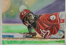 Ella De La Cruz Original Oil Painting On Canvas Signed By Artist H 27×W 20