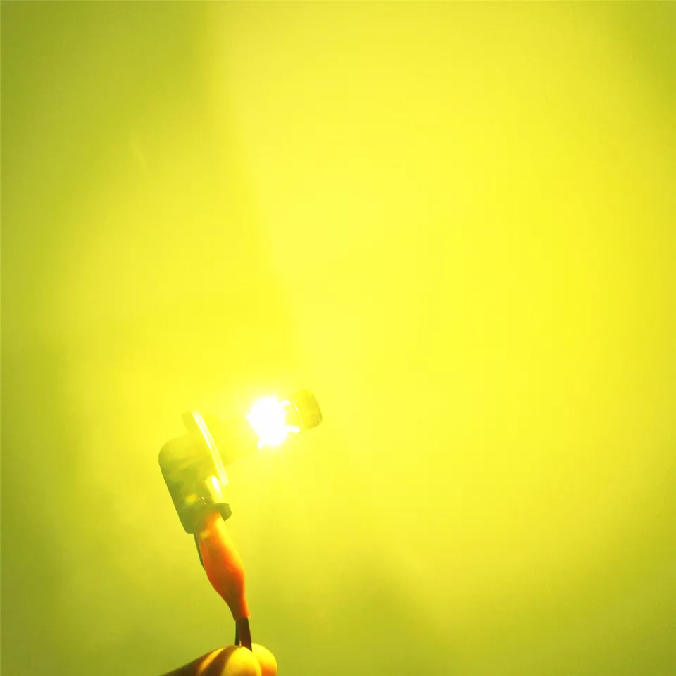 LED Yellow Headlight Bulbs for E-Z-GO Golf Cart TXT, RXV, Medalist,Workhorse MPT - Image 3 of 4