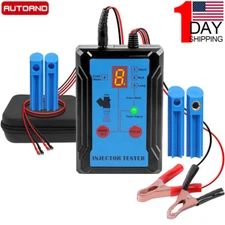 Fuel Injector Tester Cleaner 4 Adapters 12V 8 Pulse Modes DIY Cleaning Tools Kit