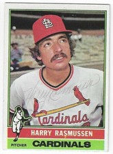 Eric Harry Rasmussen Signed 1976 Topps Card / Autographed