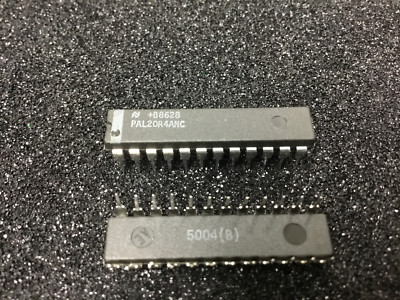 (2 PC)  NATIONAL   PAL20R4ANC    OT PLD, 25 ns, PDIP24